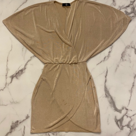 Gold Shimmer Nordstrom Dress Size: Medium - Picture 1 of 2